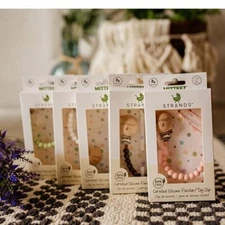 Mitteez miniSTRANDS Pacifier Clip with BPA Free Silicone Chewbeads and...