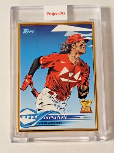 Topps Project 70 Jonathan India Gold Framed 1/1 by Naturel One of One Reds RC