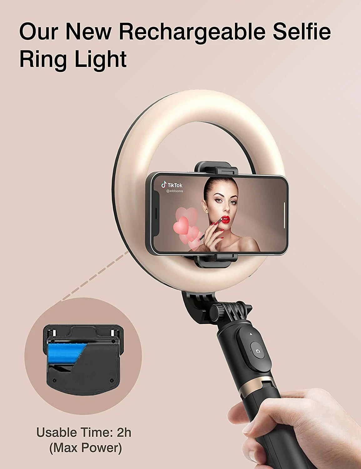 Buy LED Ring Light With Selfie Stick In UK - Shop Now!