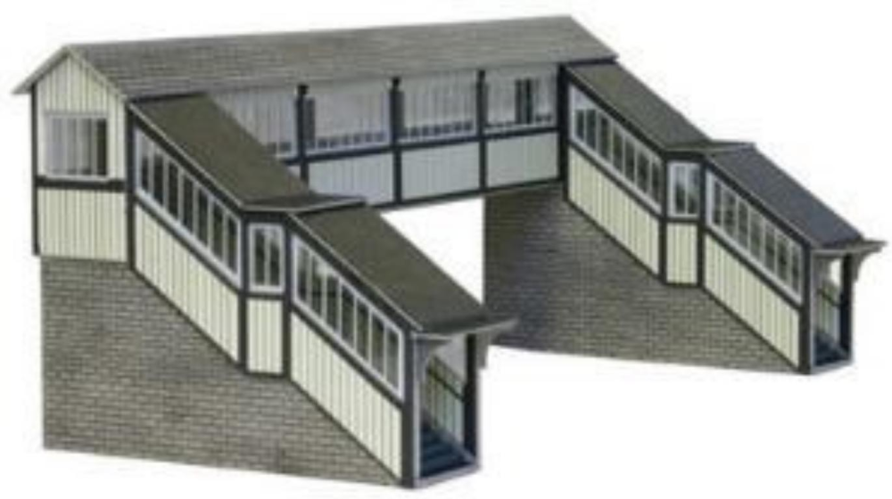 Metcalfe PO236 Footbridge Card Kit OO/HO Gauge