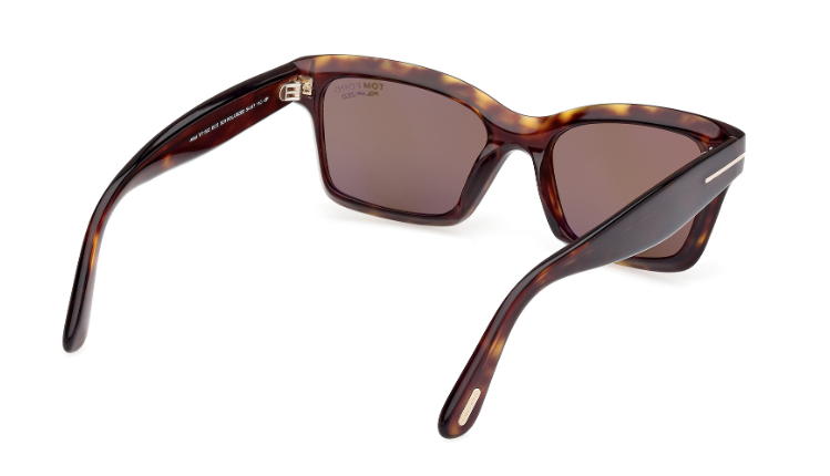 New Tom Ford Mikel TF1085 52H Polarized Cat Eye Havana Women Sunglasses Authenti Tom Ford Mikel Polarized Brown Cat Eye Ladies Sunglasses  main image 2