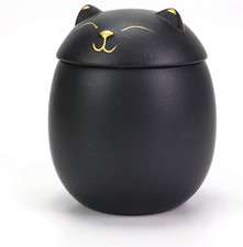 Cat Urn Dog Urn Sized 3.2X2.9 and 4.9X4.25. a Smiley-Cat Pet Urn with a Memoria