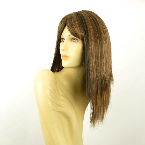 Parrucca mi-longue chocolat cuivré Laury 627c thermo-résistante - 2