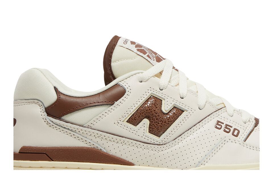 Aimé Leon Dore x New Balance 550 White Brown BB550AB1 Men's Size