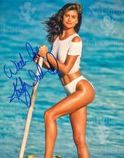 Kathy Ireland SPORTS ILLUSTRATED Model Autographed 8x10  Photo REPRINT 2