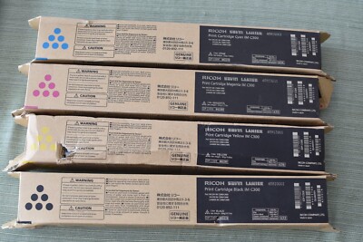 Set of Ricoh Genuine IM C300 CMYK Toner Print Cartridge NOS Savin & Lanier