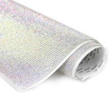 Self-Adhesive Sparkling Round Rhinestone Stickers Sheet 9.45x15.75 inches