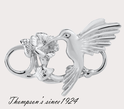 Lestage Cabrio Verschluss Charm SB5654 Kolibri Verschluss Sterling Silber