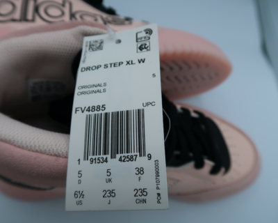 Adidas Originals Women's Drop Step XL Pink Black Sneakers FV4885