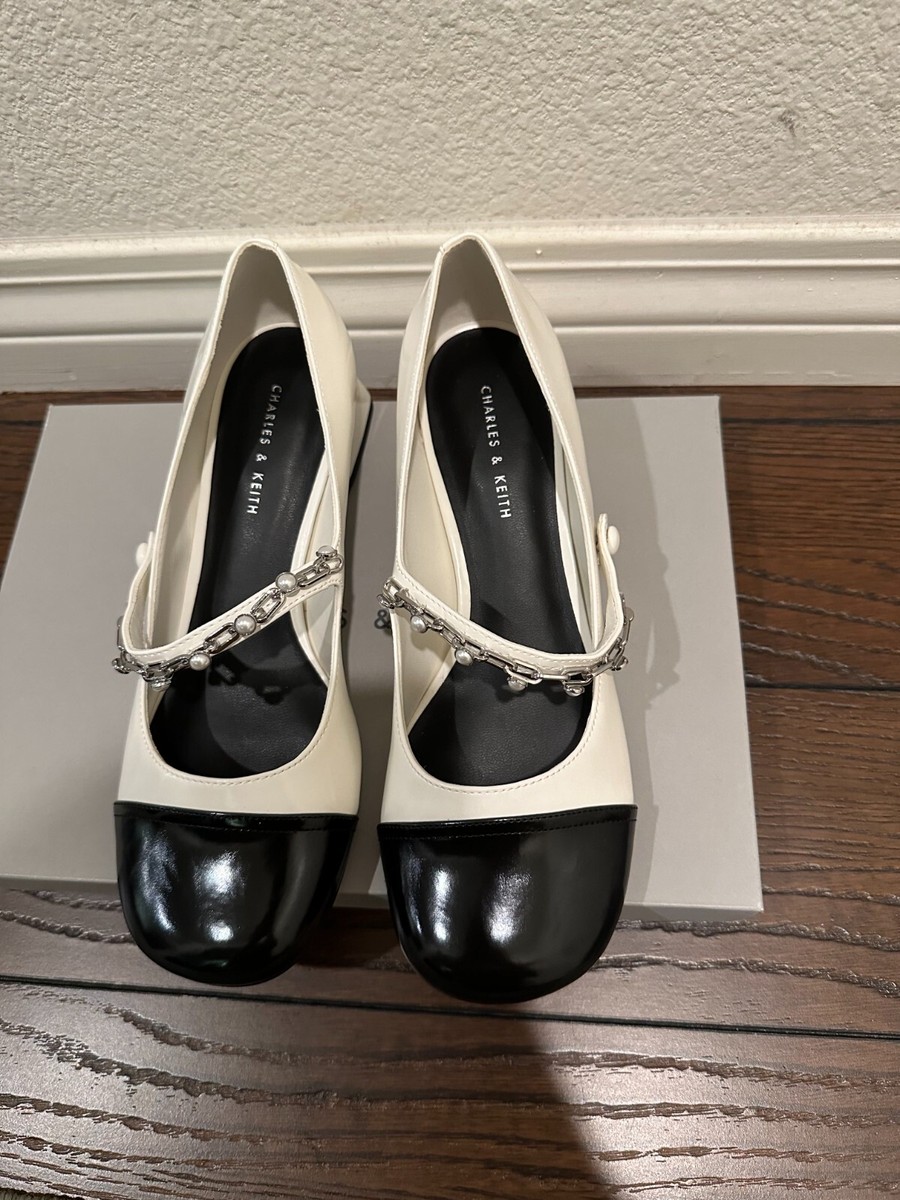 charles keith Beaded Chain-Link Mary Janes size 37 | eBay charles keith Beaded Chain-Link Mary Janes size 37 | eBay