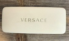 Versace Sunglasses Case Only Off White Clamshell Hardcase Eyeglasses/Sunglasses