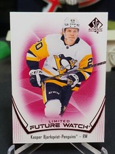 2021-22 SP Authentic RED Limited Future Watch Kasper Bjorkqvist Rookie #196