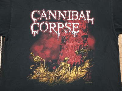 Cannibal Corpse T Shirt 2015 XL Behemoth Deicide Black Death Metal