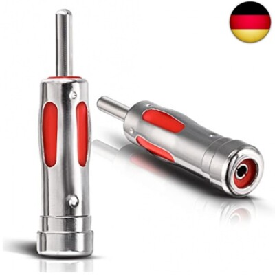 Eightwood DAB Antenne Adapter Kupplung ISO Handfunk Din Male auf ISO Buchse 2
