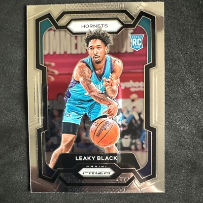 2023-24 Panini Prizm Leaky Black Rookie RC Charlotte Hornets #284 | eBay