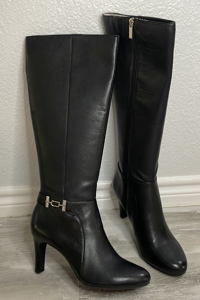 Denim Bandolino Lamari Boot NIB Bandolino Lamari Black Leather