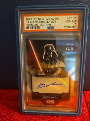 2023 Finest Star Wars Hayden Christensen Prime Autograph Psa 10
