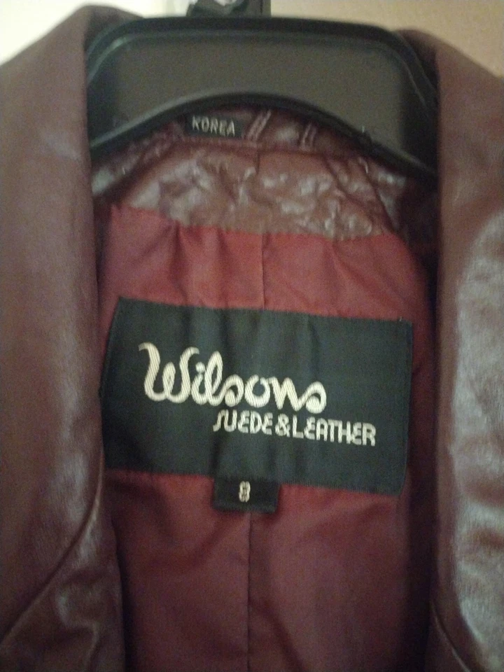 Chaqueta de cuero Wilson's para niños Foto 2 de 3