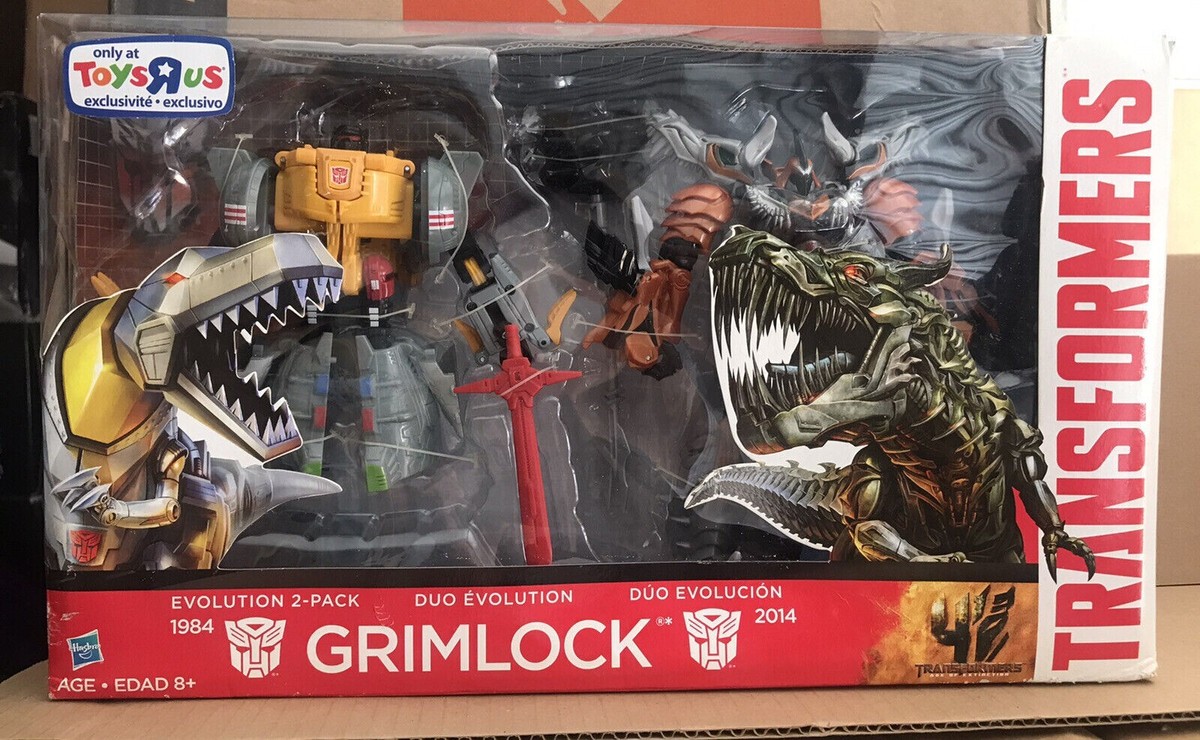 Transformers AOE Age of Extinction Voyager Grimlock Evolution 2