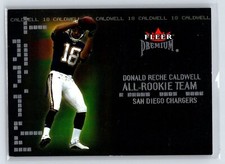 2002 Fleer Premium #5 AR Donald Reche Caldwell San Diego Chargers