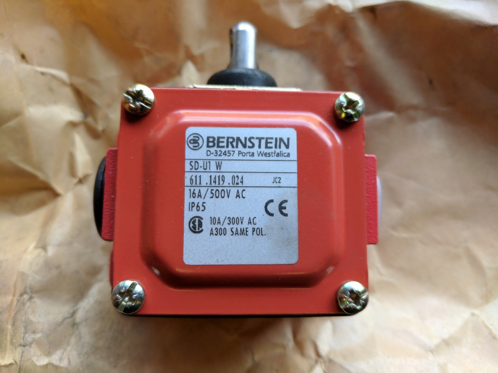 BERNSTEIN ROPE PULL SAFETY SWITCH P/N SD-U1 W | eBay UK