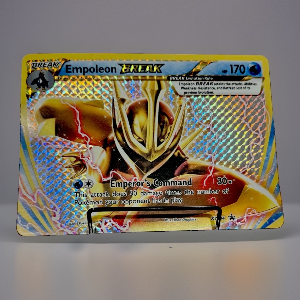 Pokemon Empoleon BREAK XY134 Black Star Promo Holo Rare Card 2016 TCG NM/LP