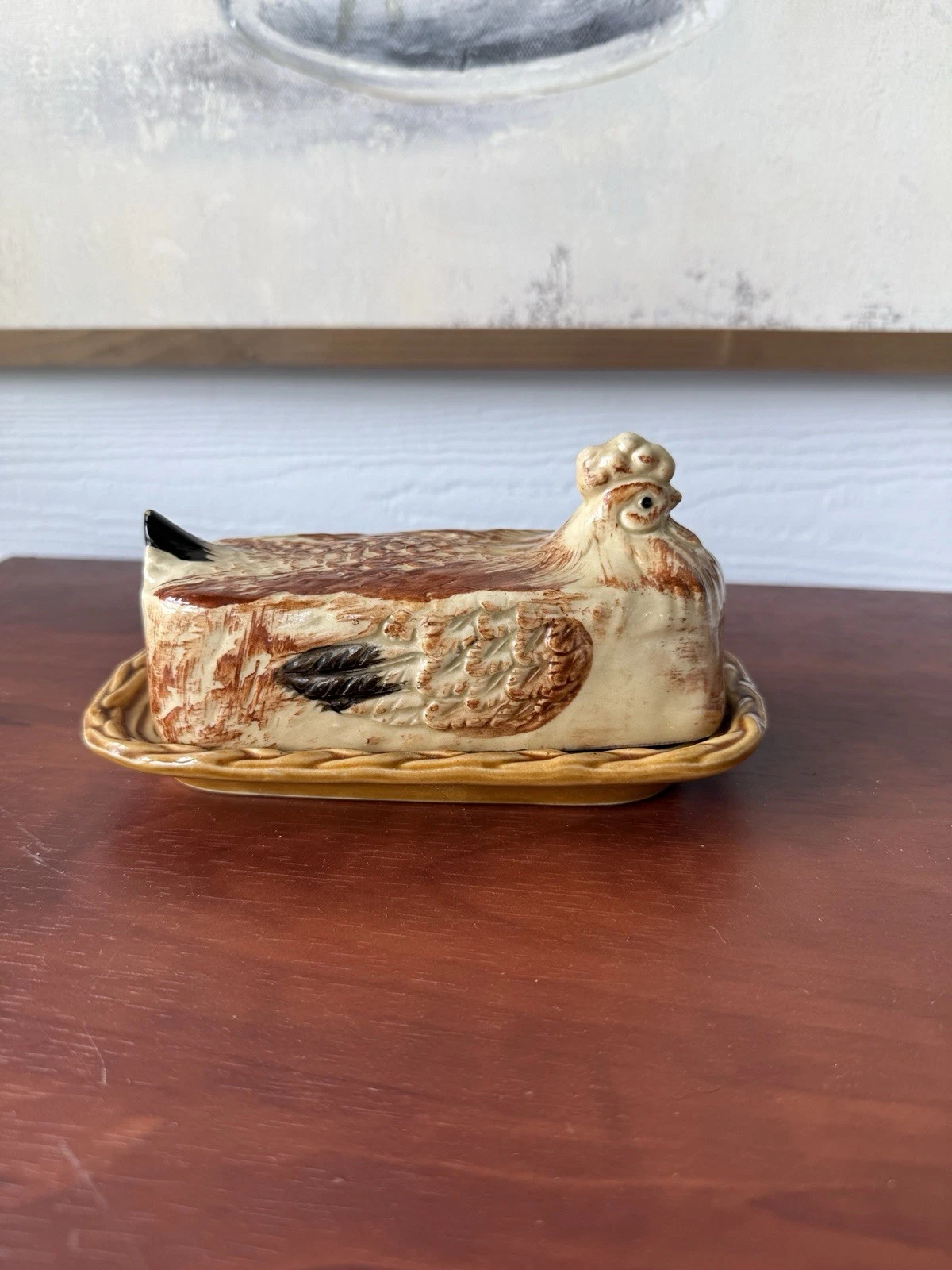 Vintage Rossini Hen on Nest Butter Dish Made in Japan
Opens in a new window or tab