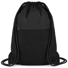 Drawstring Backpack Gym Bag - String Gym Bag for Men Women, Lightweight Cin...