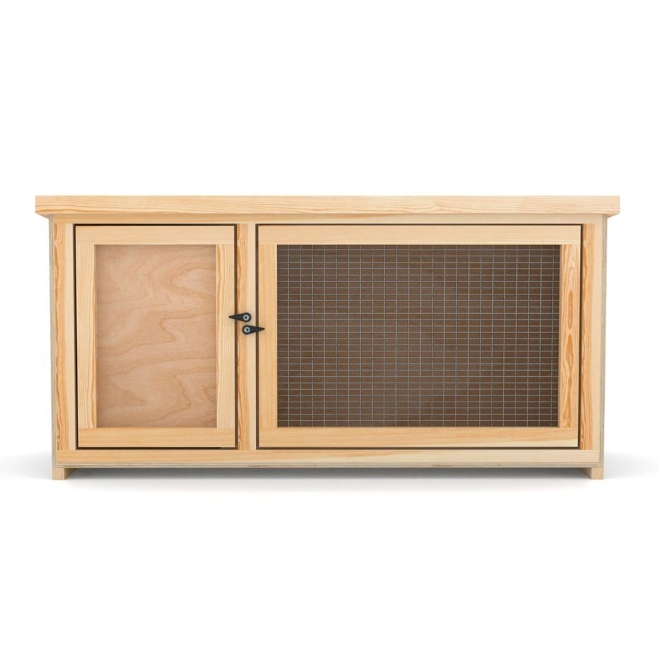 3ft Single/Double Cage Rabbit GuineaPig Hedgehog Hutch Fully Assembled Untreated - Image 1 of 1