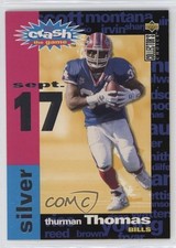 1995 Collector's Choice You Crash the Game Redemptions Silver Thurman Thomas HOF