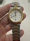 Vintage Seiko SQ Men's Watch White Dial All Original Runs Perfect Original Band