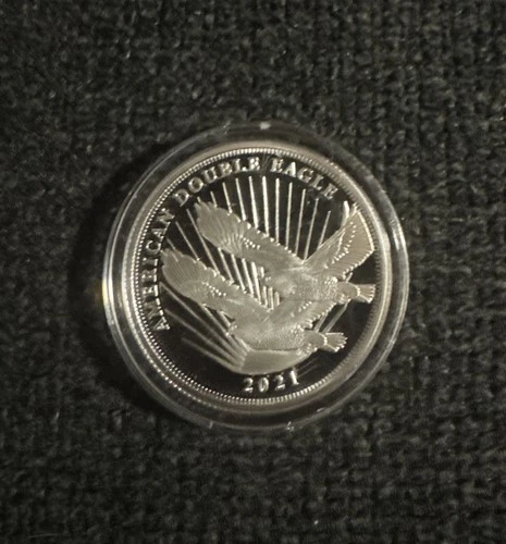 2021 half-ounce .999 SILVER American Double Eagle. $2 Cook Islands. Encapsulated