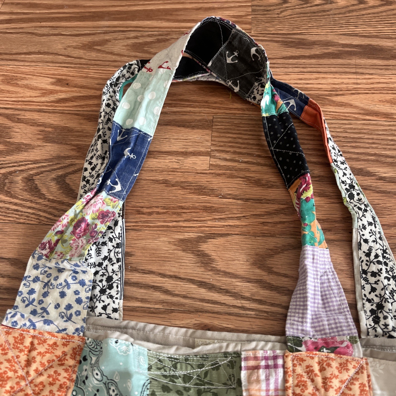 Patchwork Quilted Tote Bag Boho - image 7