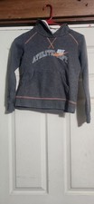 Nike Youth Kids Size Small Gray Hoodie Sweatshirt with Sports Swoosh F3