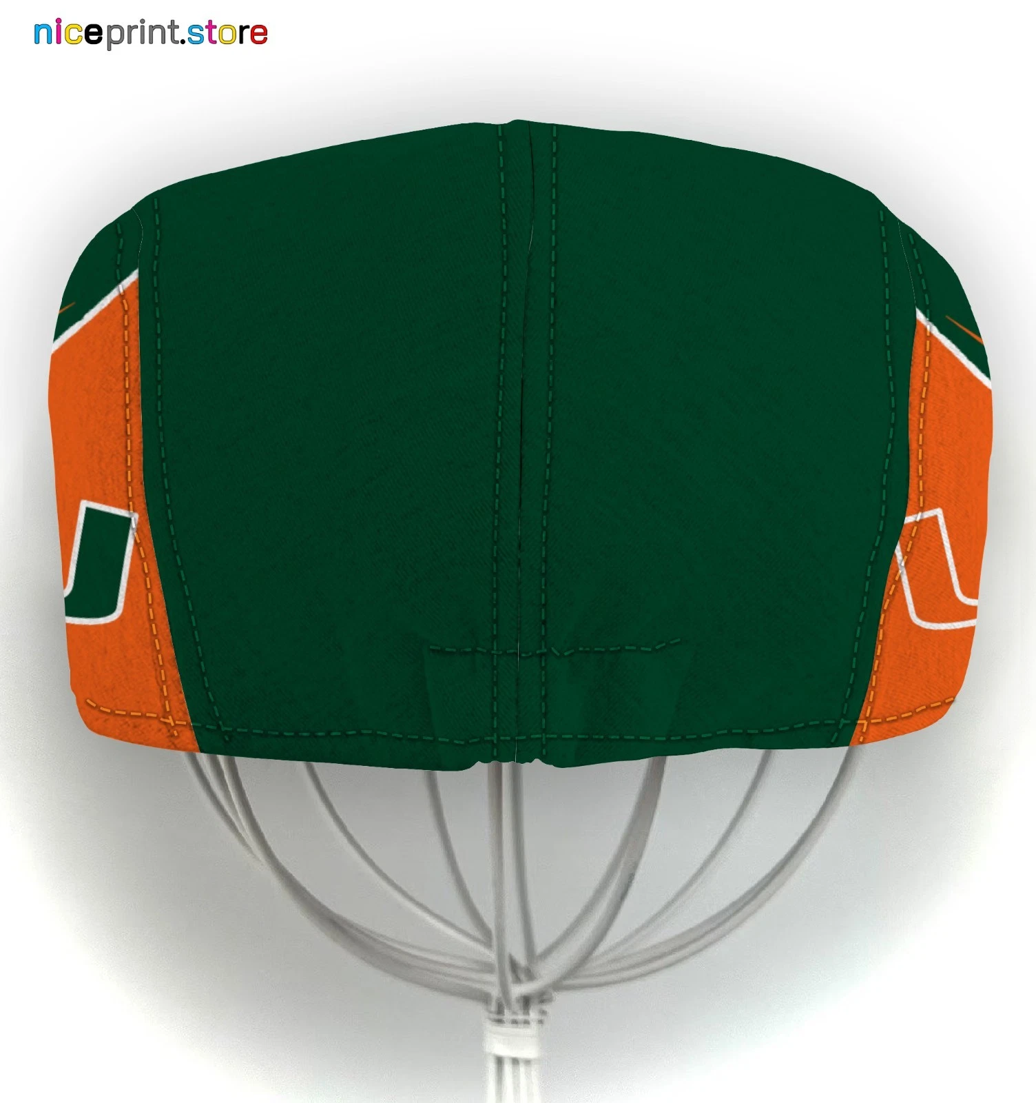 Miami Team Hurricane Jeff Cap Golf Cap Newsboy Cap