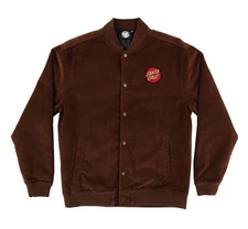 Santa Cruz Skateboards Coat Apex Corduroy Jacket Brown XL