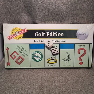 Vintage Hasbro Monopoly Golf Edition Board Game New Sealed