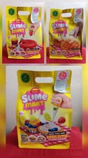 3 Zuru Slime Mart DIY Pretend Play Food Strawberry Cheesecake Fruit Tart Waffle
