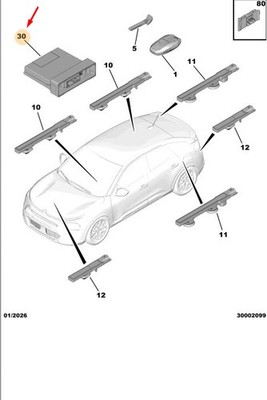 CITROËN C4 III BA, BB, BC Sonstige Steuergeräte 1690897380 NEU ORIGINAL
