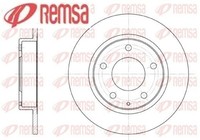 2X Bremsscheibe Remsa 6206.00 2 Bremsscheiben
