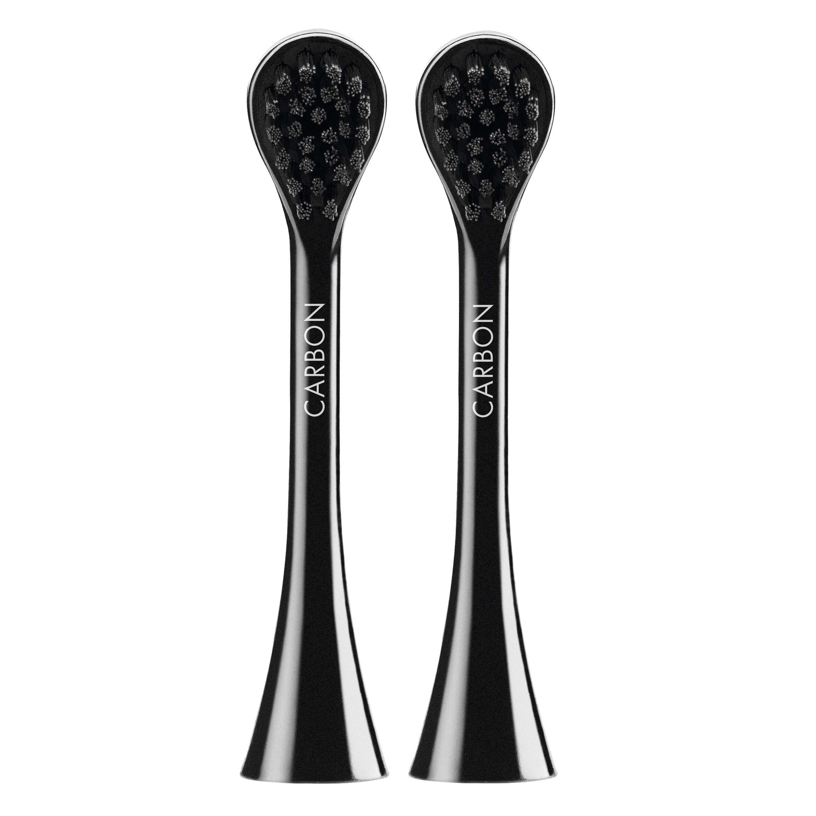 Curaprox Hydrosonic Brush Heads Black is White Carbon Duo &#