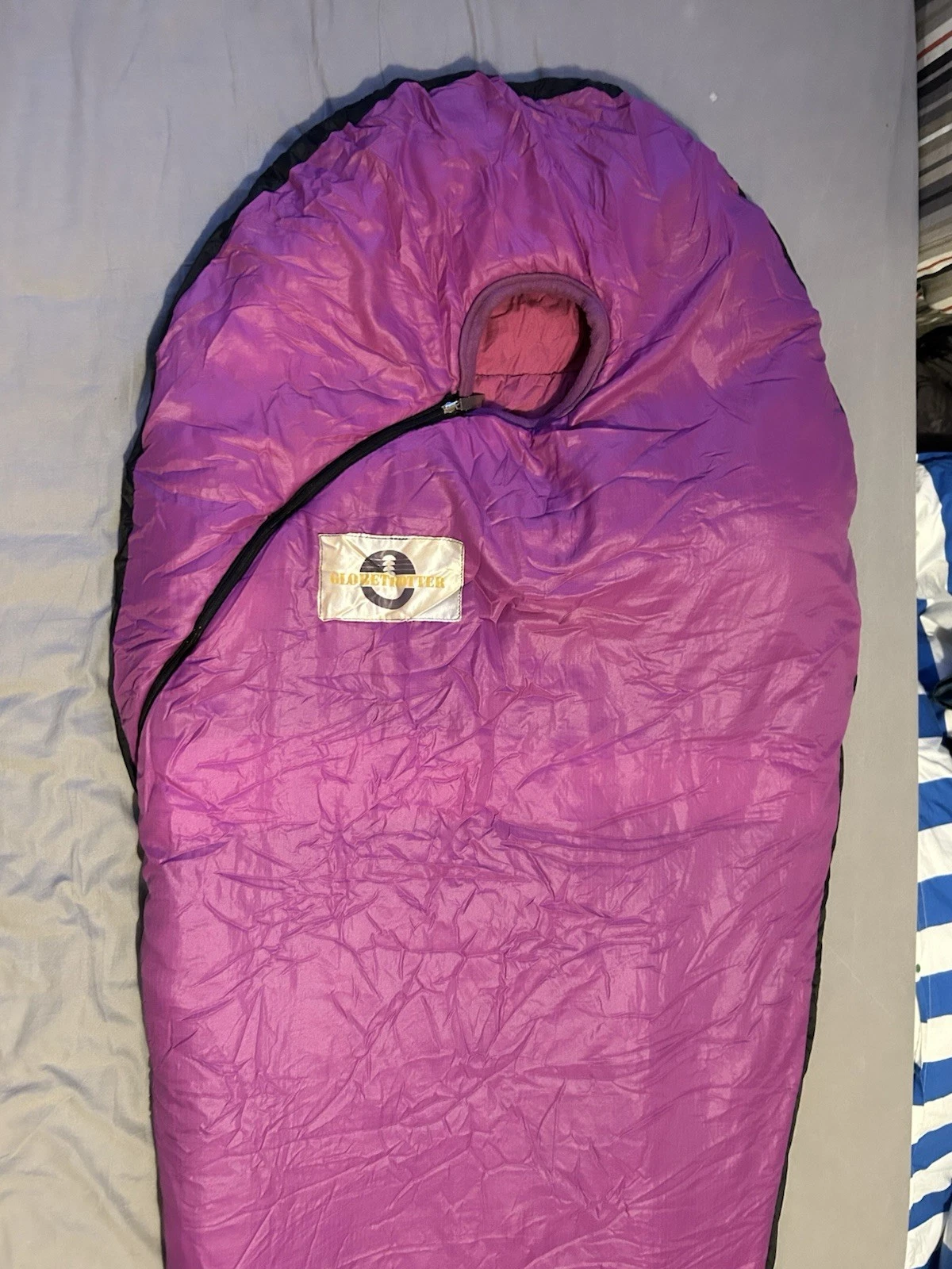 Lestra Vintage Nylon Sleeping Bag Sac de Couchage Schlafsack Adult Camping