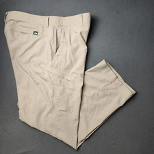 The North Face Pants Mens 40x32 Khaki Stretch Hiking Trail Outdoor Cargo Utility