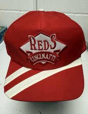 cincinatti reds vintage pro side liner snapback embroidered hat mlb 1990's