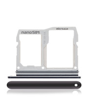 Micro SD Card Nano Sim Card Tray For LG G8X ThinQ / V50S ThinQ 5G - Aurora Black