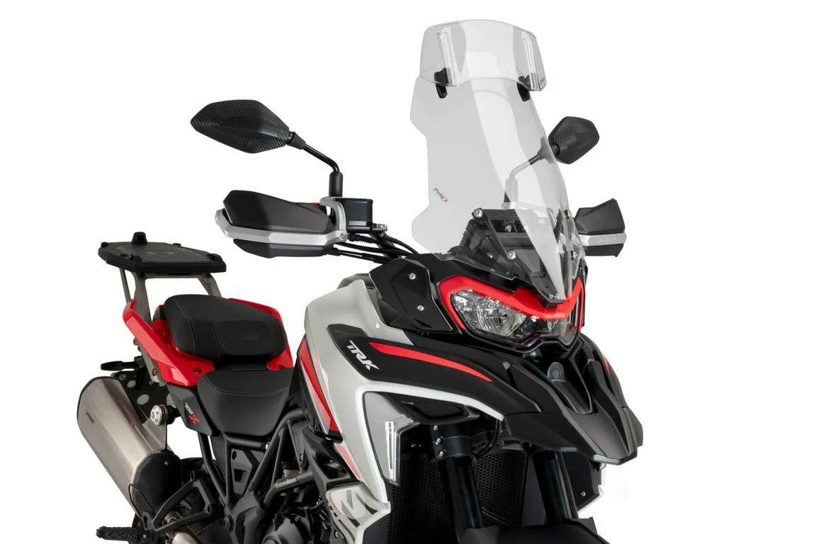 Puig Touring Screen with Visor | Clear | Benelli TRK 702/702 X