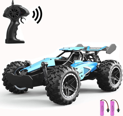 Ferngesteuerte Autos - 2,4 GHz High-Speed RC Auto für Kinder, 15 km/h + 2 WD blau