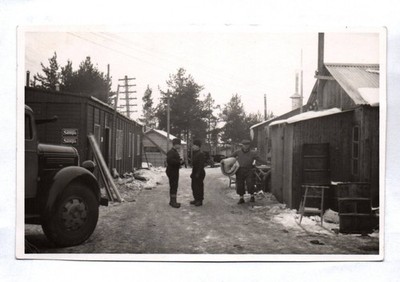 Foto Polarkreis Sampo Emailschild  1941 Norwegen