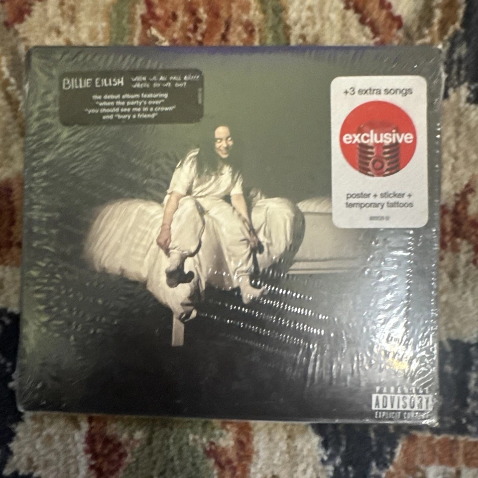 DEBUT ALBUM Billie Eilish WHEN WE ALL FALL ASLEEP WHERE DO WE GO CD 🎯 EXCLUSIVE - Image 2 of 4
