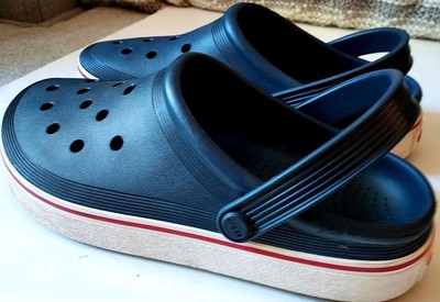 Unisex Jibbitz by Crocs Blue Clogs Shoes Size W10 & M8